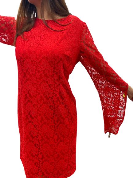 Abito tubino in pizzo